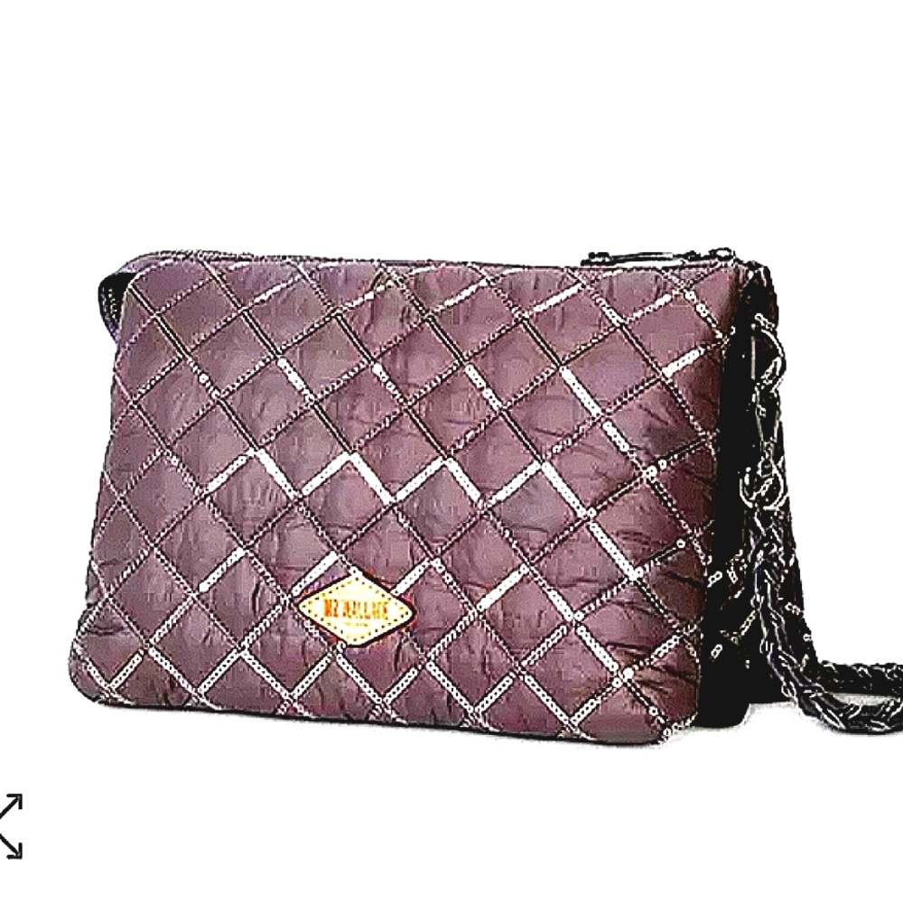 ❤️Rare. NWT Crosby Pippa Shoulder Bag. Magnet Sequin/Gunmetal